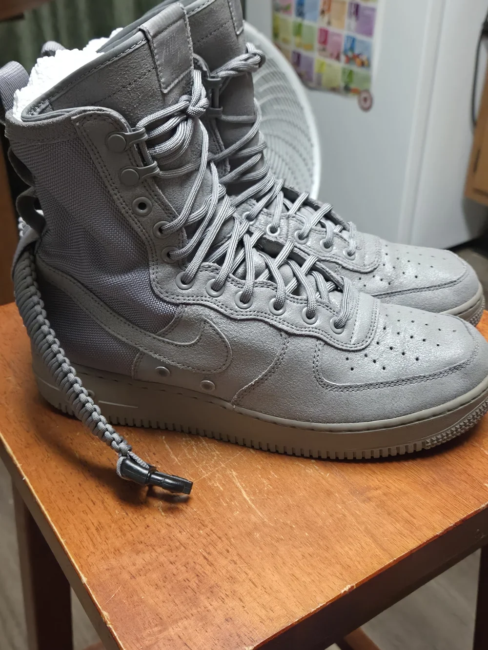Nike Men's Special Fields High-Top Tactical Boot in Gray